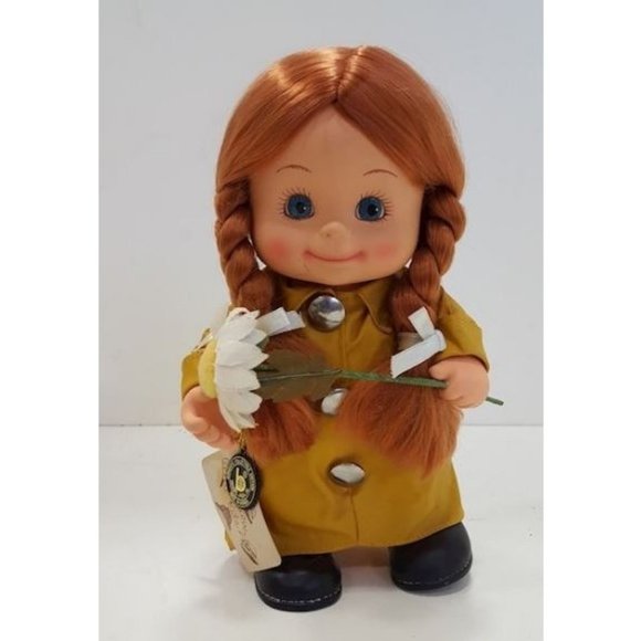 NWB VINTAGE 1991 BRINN'S UNDERCOVER KIDS APRIL W/RAIN GEAR AND FLOWER 759 - Picture 7 of 10